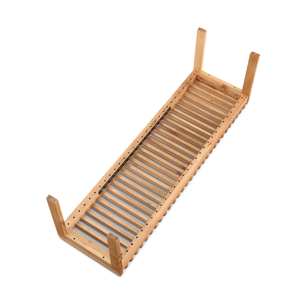 Modern European furniture - Solid Wood Slatted Bench - www.oroa.com
