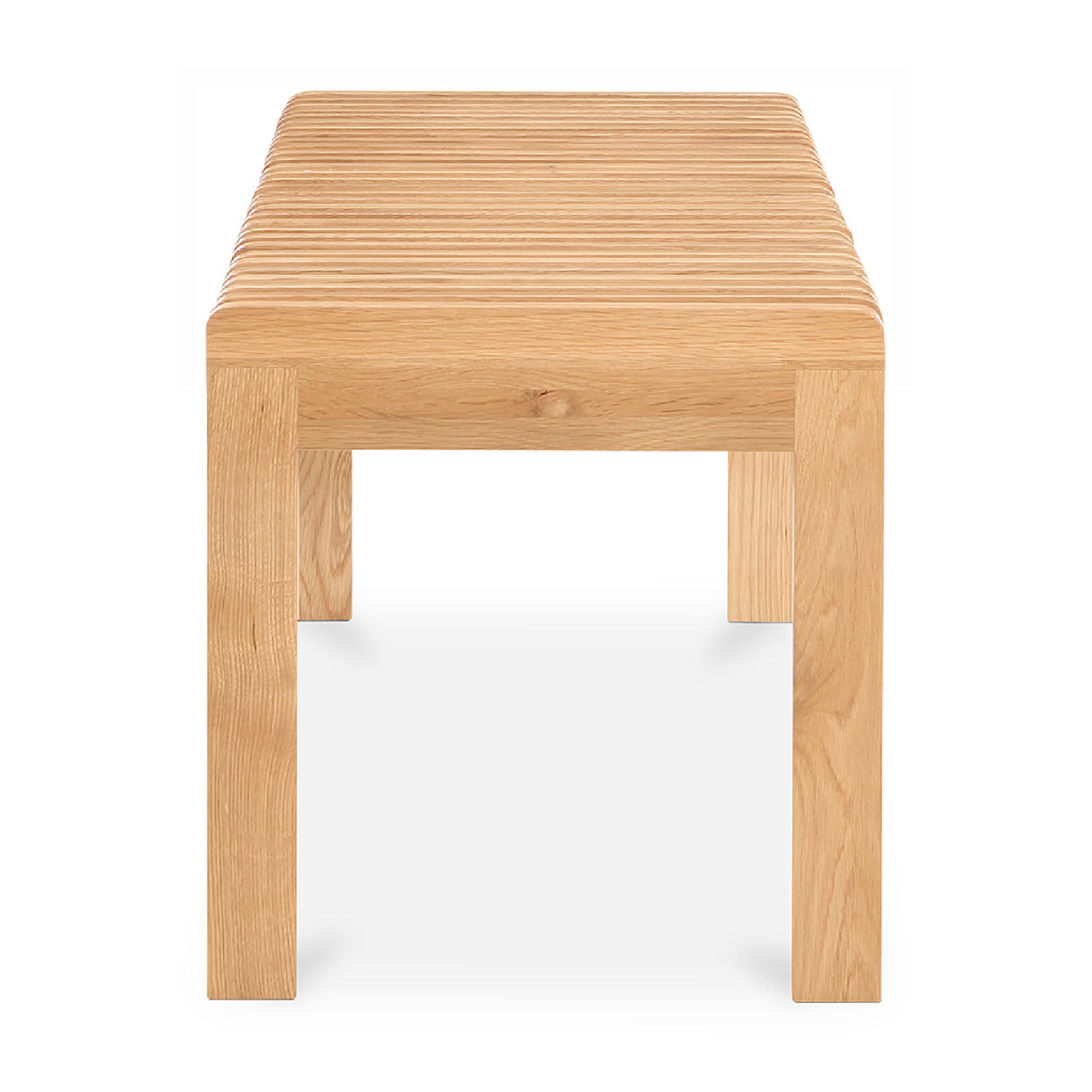 Modern European furniture - Solid Wood Slatted Bench - www.oroa.com