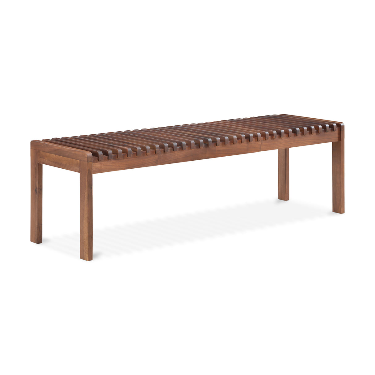 Modern European furniture - Solid Wood Slatted Bench - www.oroa.com
