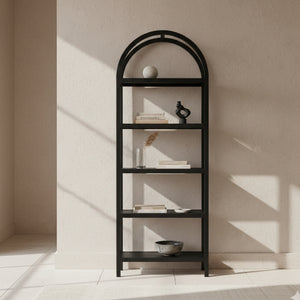   Modern European furniture - Solid Oak Arched Bookcase - www.oroa.com | Oroa.com