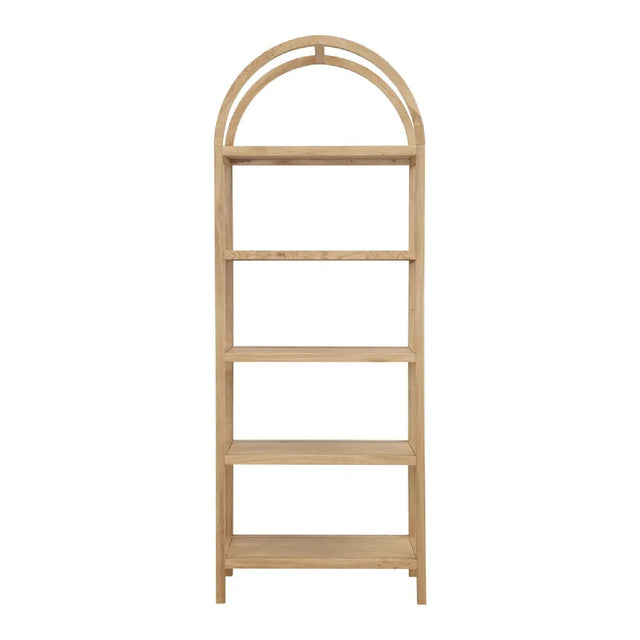 Modern European furniture - Solid Oak Arched Bookcase - www.oroa.com