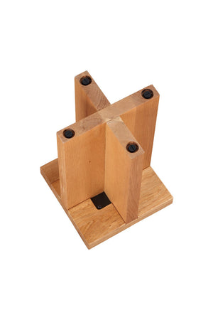 Modern European furniture - Natural Oak Square Coffee Table - www.oroa.com