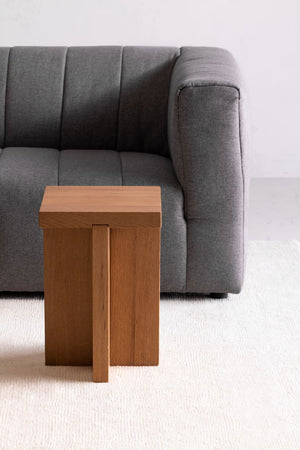 Modern European furniture - Natural Oak Square Coffee Table - www.oroa.com