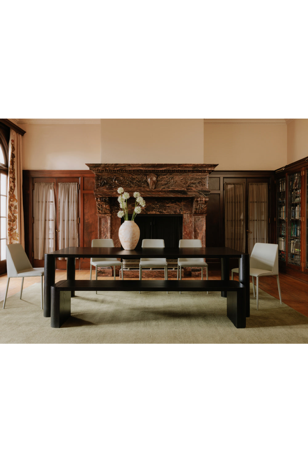 Solid Oak Dining Bench L | Novi Living Post | Oroa.com