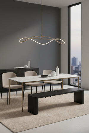 Solid Oak Dining Bench L | Novi Living Post | Oroa.com