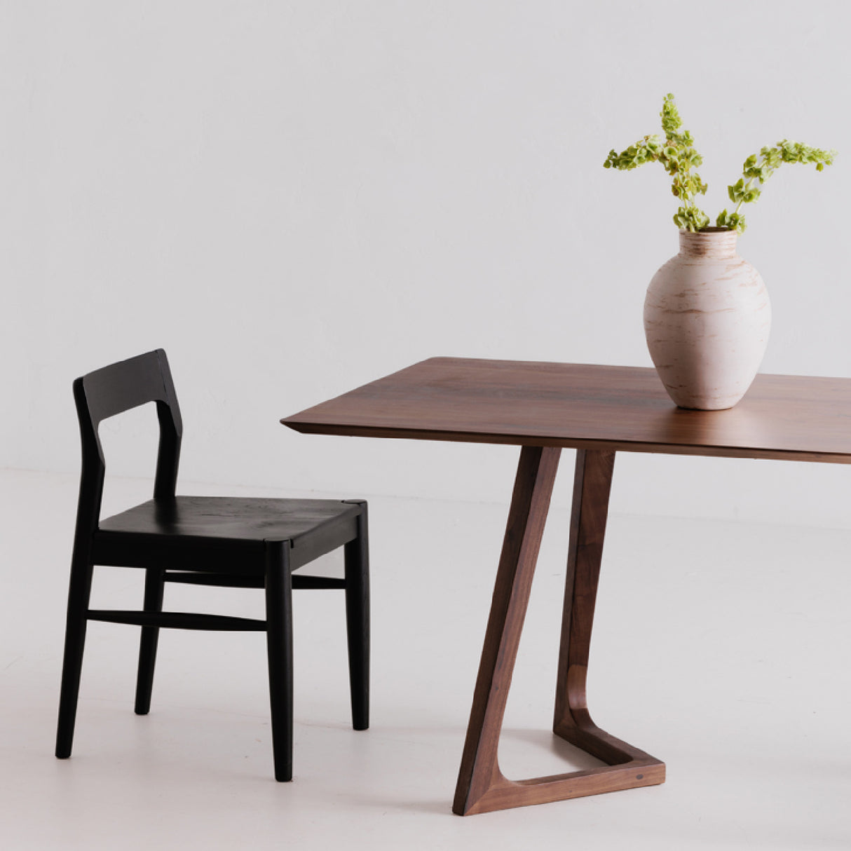 Modern European furniture - Solid Wood Open-Back Dining Chair - www.oroa.com