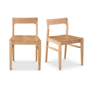 Modern European furniture - Solid Wood Open-Back Dining Chair - www.oroa.com