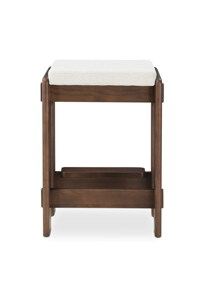 Modern European furniture - Wooden Padded Seat Counter Stool - www.oroa.com