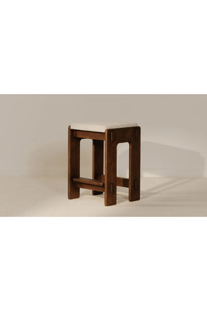 Modern European furniture - Wooden Padded Seat Counter Stool - www.oroa.com
