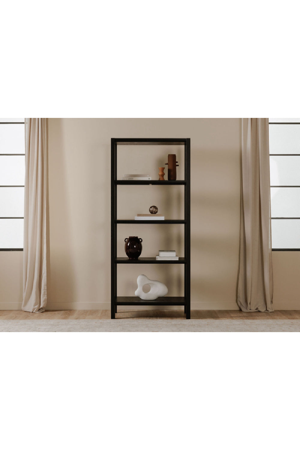 Oak Veneer Wood Bookcase | Nolan | Oroa.com