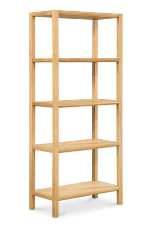 Oak Veneer Wood Bookcase | Nolan | Oroa.com