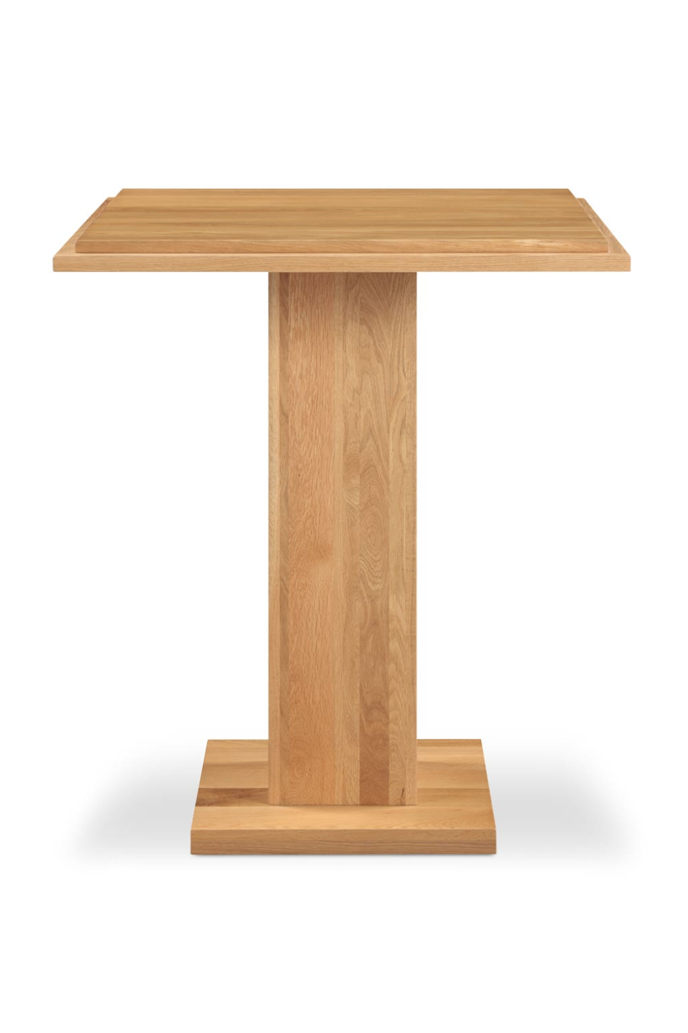   Natural Oak Square Bar Table | Oroa.com
