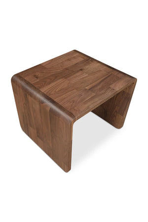 C-Shape Oak Side Table | Novi Living Carrie | Oroa.com