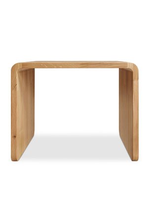 C-Shape Oak Side Table | Novi Living Carrie | Oroa.com