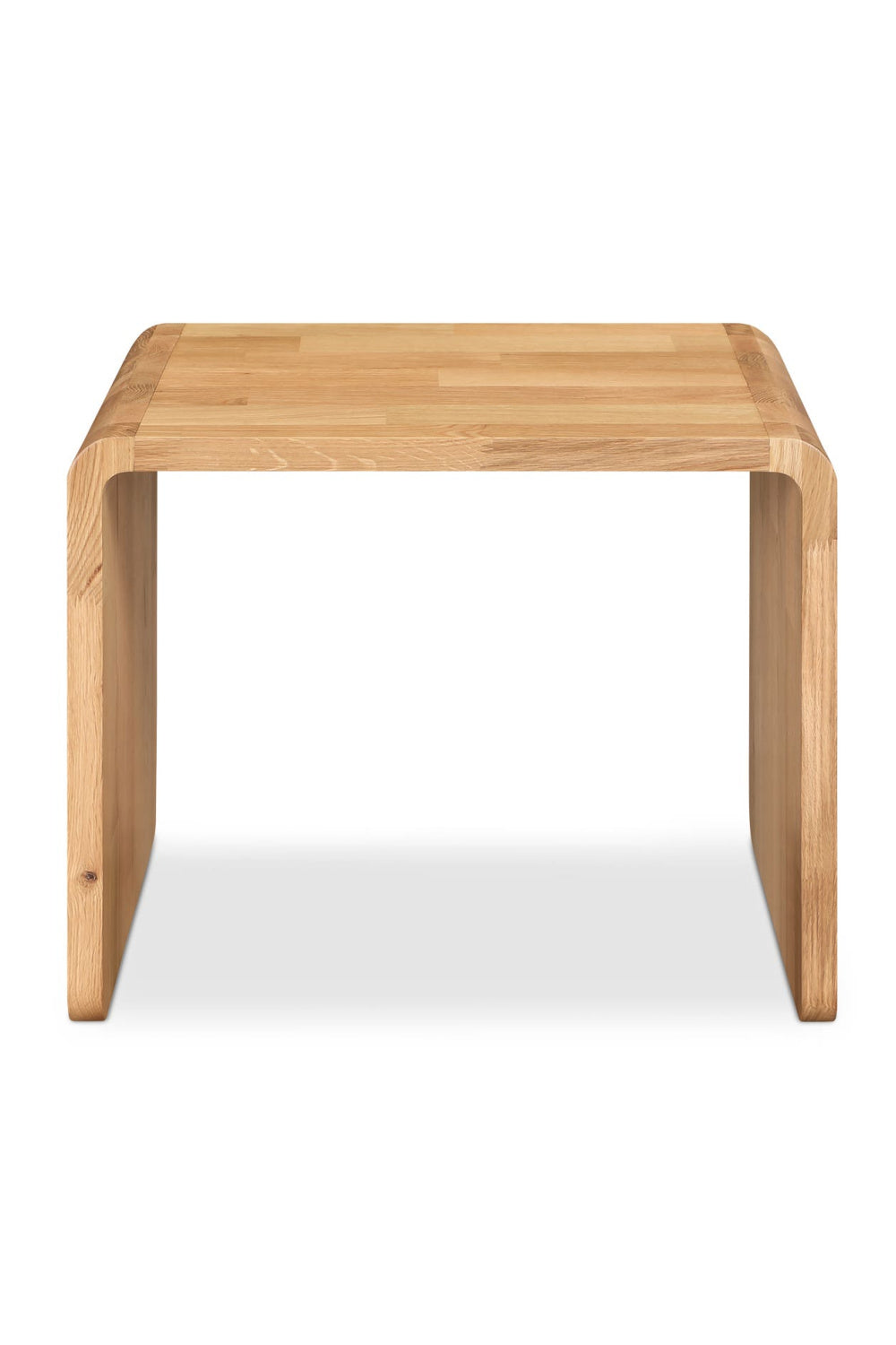 C-Shape Oak Side Table | Novi Living Carrie | Oroa.com