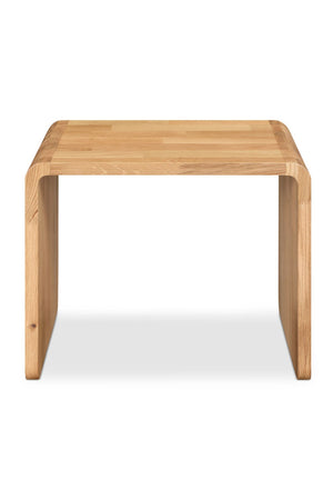 C-Shape Oak Side Table | Novi Living Carrie | Oroa.com