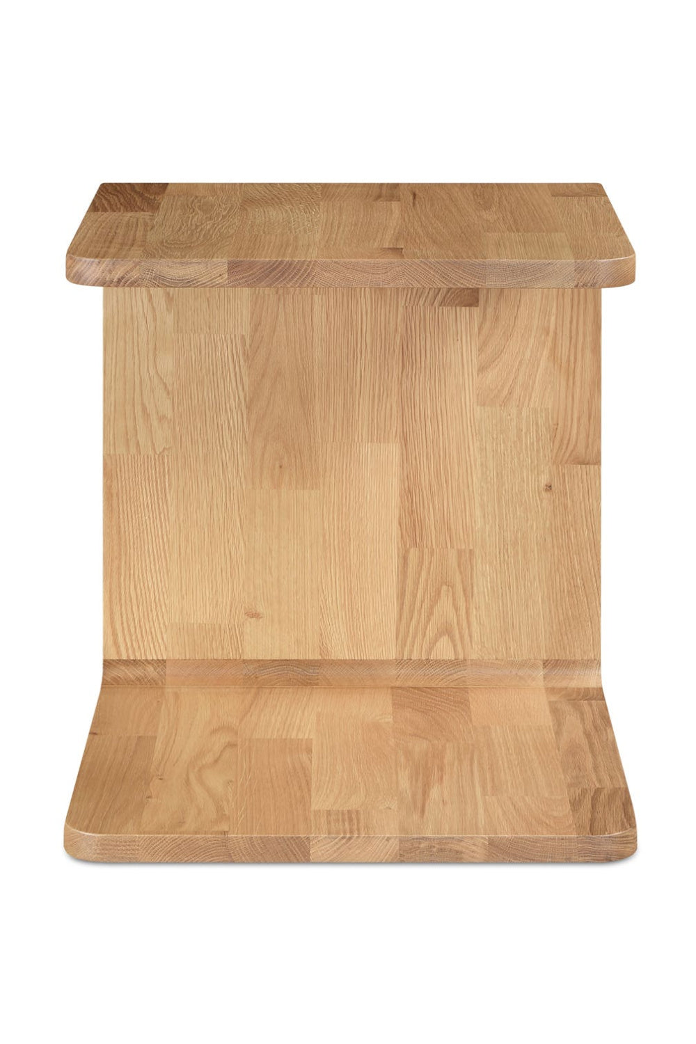 C-Shape Oak Side Table | Novi Living Carrie | Oroa.com