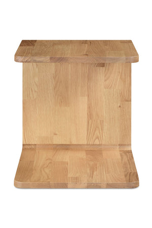 C-Shape Oak Side Table | Novi Living Carrie | Oroa.com
