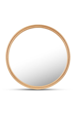   Modern European furniture - Oak Round Wall Mirror - www.oroa.com | Oroa.com