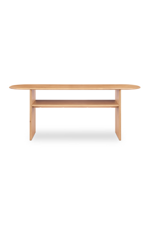 Solid Natural Oak Console Table | Novi Living Ruby | Oroa.com