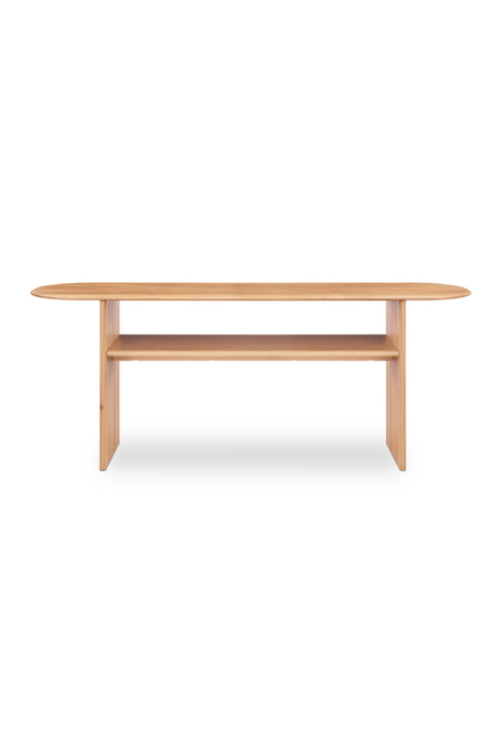 Solid Natural Oak Console Table | Novi Living Ruby | Oroa.com