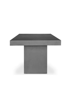  Modern European furniture - Gray Concrete Outdoor Dining Table - www.oroa.com | Oroa.com