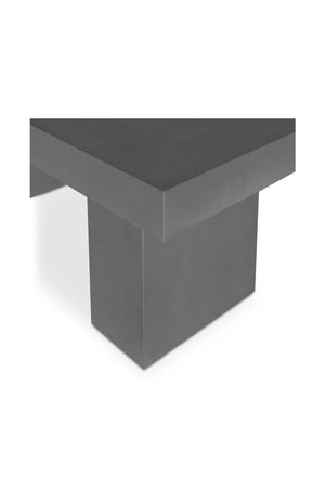   Modern European furniture - Gray Concrete Outdoor Dining Table - www.oroa.com | Oroa.com