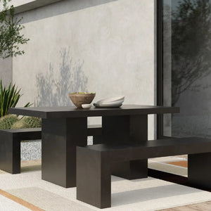   Modern European furniture - 3-Seater Concrete Indoor/Outdoor Bench - www.oroa.com | Oroa.com