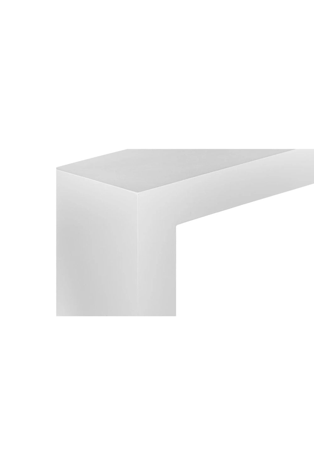 Modern European furniture - White Concrete Outdoor Bench - www.oroa.com