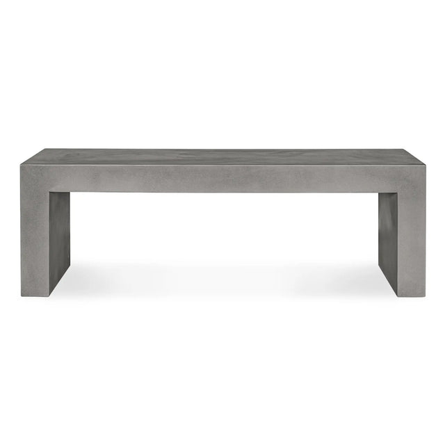 Modern European furniture - 3-Seater Concrete Indoor/Outdoor Bench - www.oroa.com