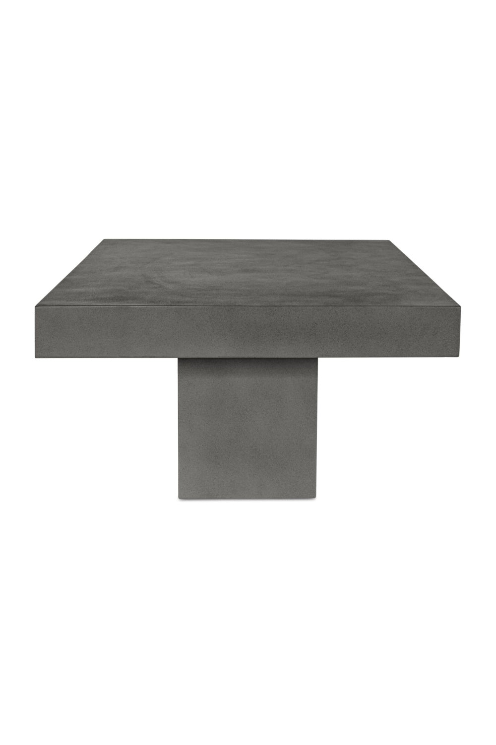Modern European furniture - Gray Concrete Outdoor Coffee Table - www.oroa.com