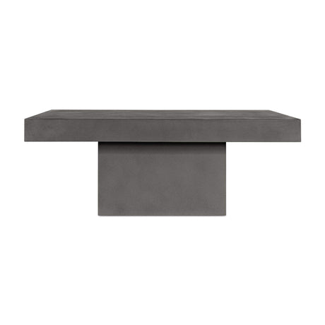   Modern European furniture - Gray Concrete Outdoor Coffee Table - www.oroa.com | Oroa.com