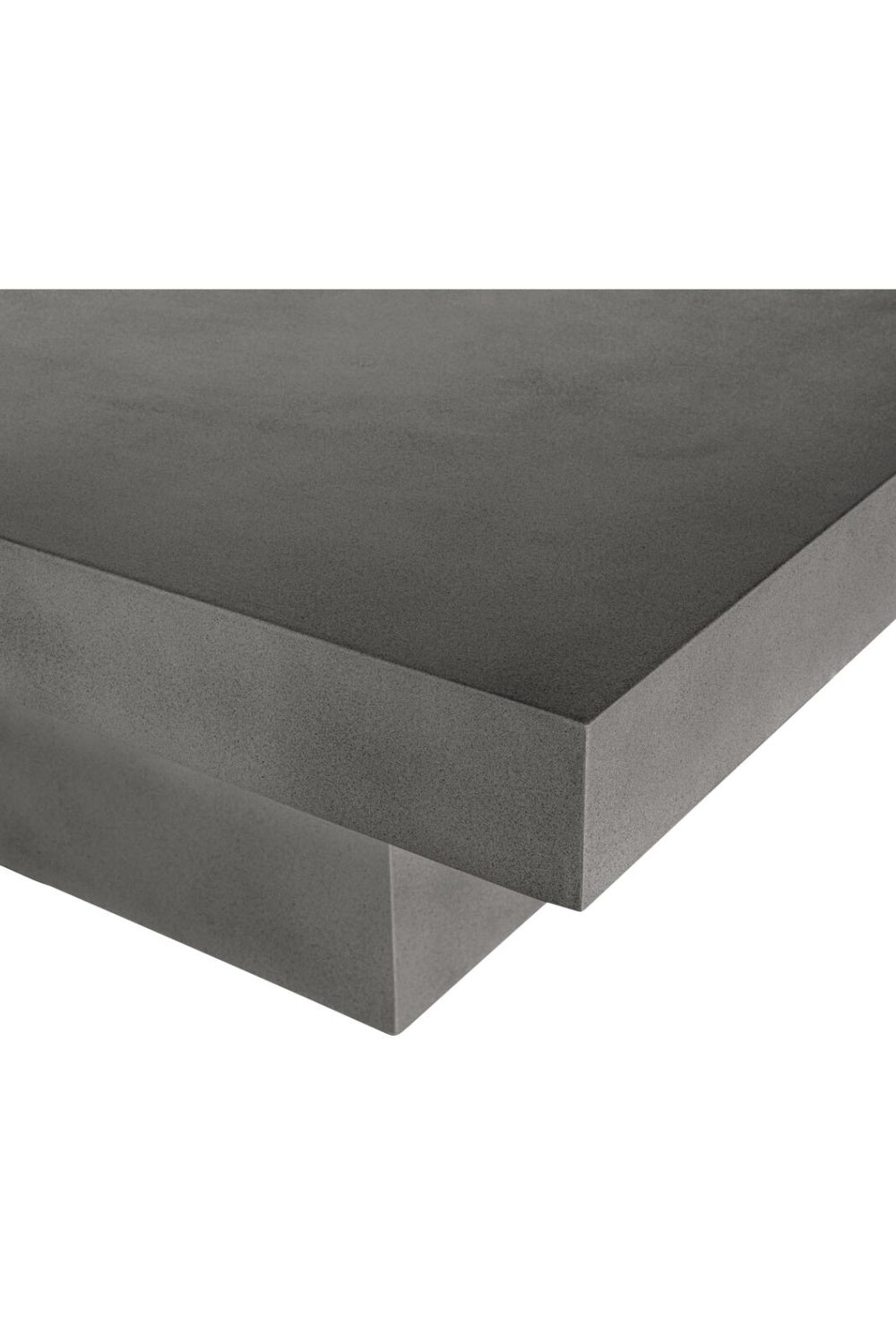 Modern European furniture - Gray Concrete Outdoor Coffee Table - www.oroa.com