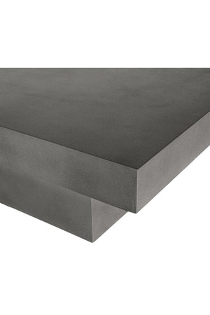 Modern European furniture - Gray Concrete Outdoor Coffee Table - www.oroa.com