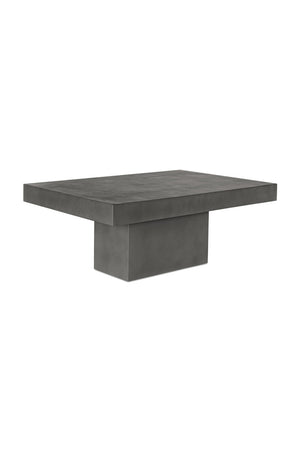 Modern European furniture - Gray Concrete Outdoor Coffee Table - www.oroa.com