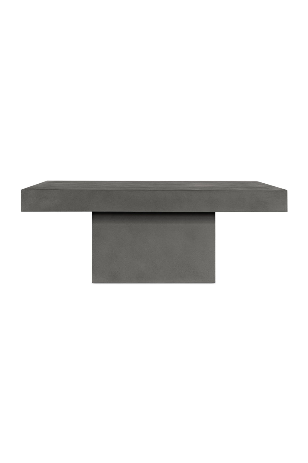 Modern European furniture - Gray Concrete Outdoor Coffee Table - www.oroa.com