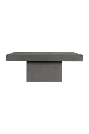 Modern European furniture - Gray Concrete Outdoor Coffee Table - www.oroa.com