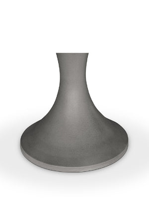 Modern European furniture - Gray Pedestal Outdoor Dining Table - www.oroa.com