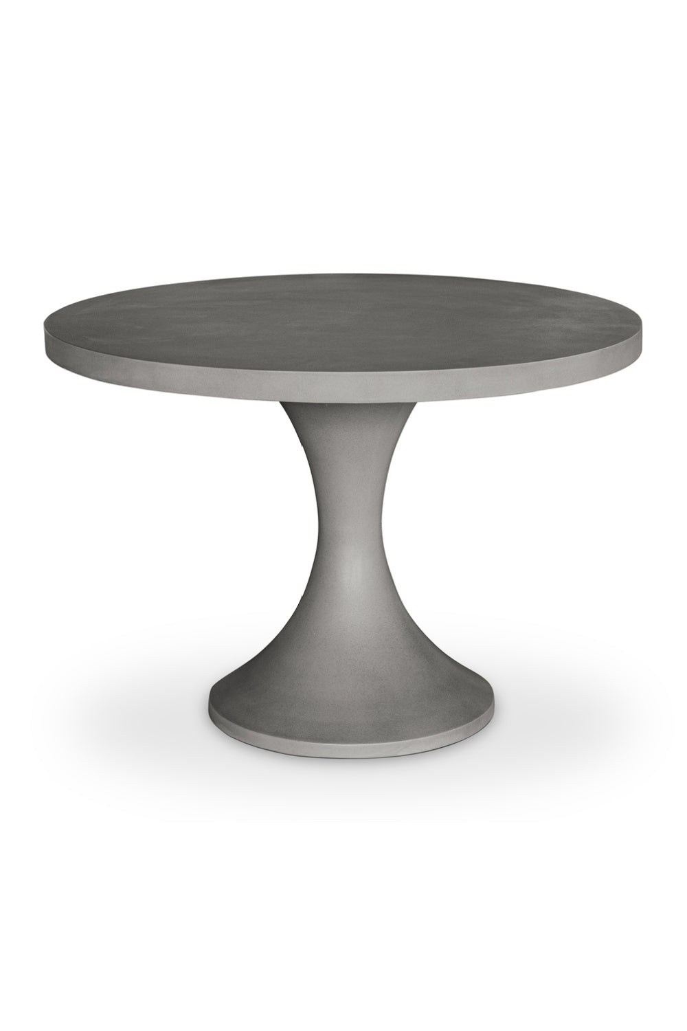 Modern European furniture - Gray Pedestal Outdoor Dining Table - www.oroa.com