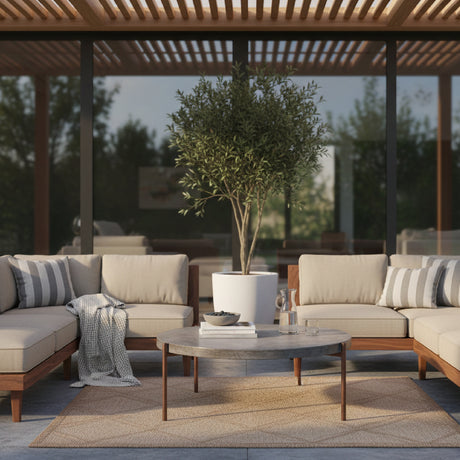 Modern Indoor/Outdoor Coffee Table | Novi Living Mendez | Oroa.com