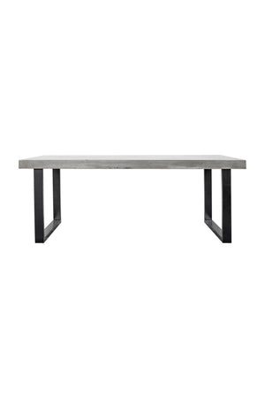 Gray Cement Indoor/Outdoor Dining Table L | Novi Living Jedrik | Oroa.com