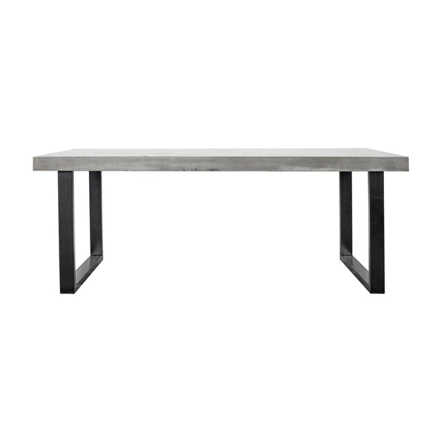 Modern European furniture - Gray Cement Indoor/Outdoor Dining Table L - www.oroa.com