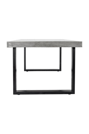 Gray Cement Indoor/Outdoor Dining Table L | Novi Living Jedrik | Oroa.com
