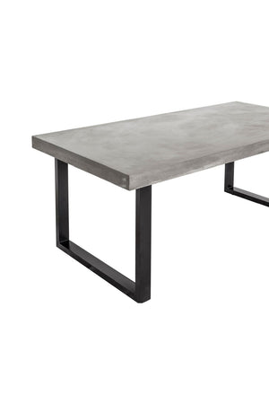 Gray Cement Indoor/Outdoor Dining Table L | Novi Living Jedrik | Oroa.com