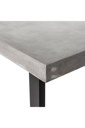 Gray Cement Indoor/Outdoor Dining Table L | Novi Living Jedrik | Oroa.com