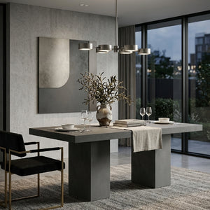  Modern European furniture - Pillar-Legged Indoor/Outdoor Dining Table - www.oroa.com | Oroa.com