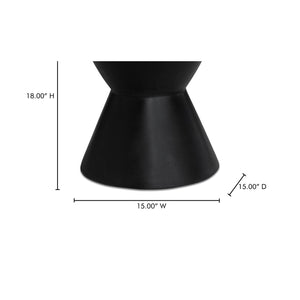 Contoured Indoor/Outdoor Stool | Novi Living Hourglass | Oroa.com