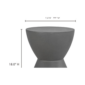 Contoured Indoor/Outdoor Stool | Novi Living Hourglass | Oroa.com