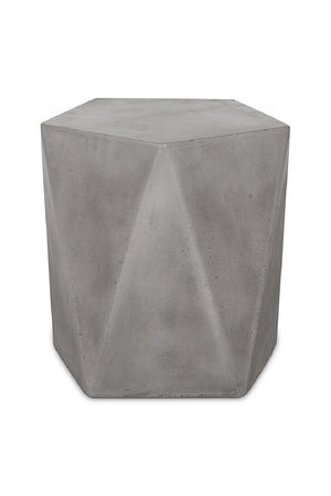   Modern European furniture - Gray Outdoor Concrete Stool - www.oroa.com | Oroa.com