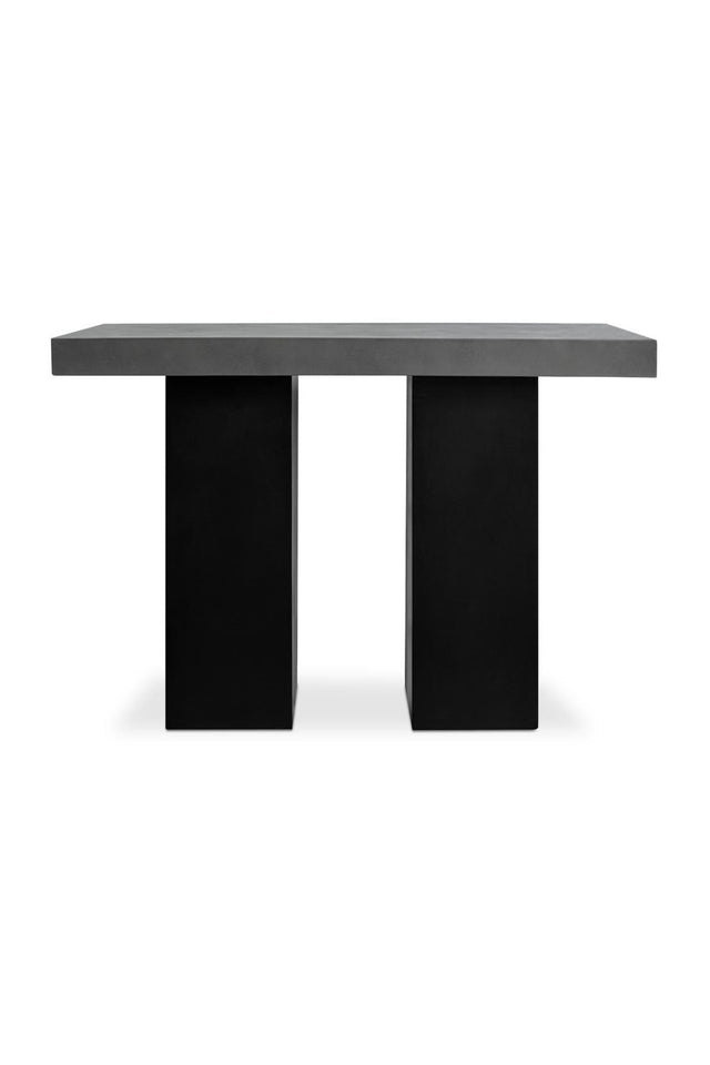 Gray Concrete Outdoor Bar Table | Novi Living Lithic | Oroa.com